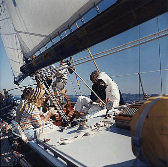 john f kennedy sailing yacht