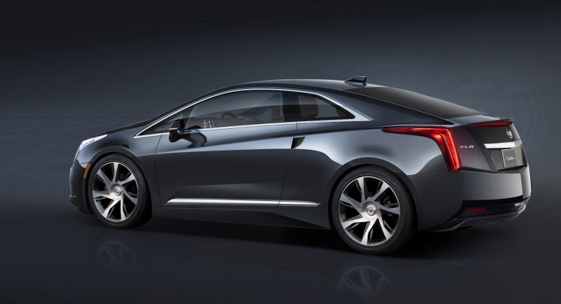 2014 Cadillac ELR Luxury Electric Arrives in January, Starts at $76,000, Rear and Side