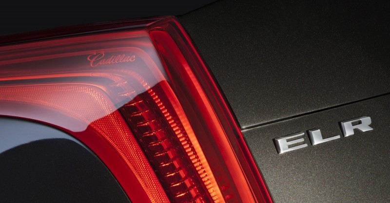 2014 Cadillac ELR Luxury Electric Arrives in January, Starts at $76,000, Taillight 