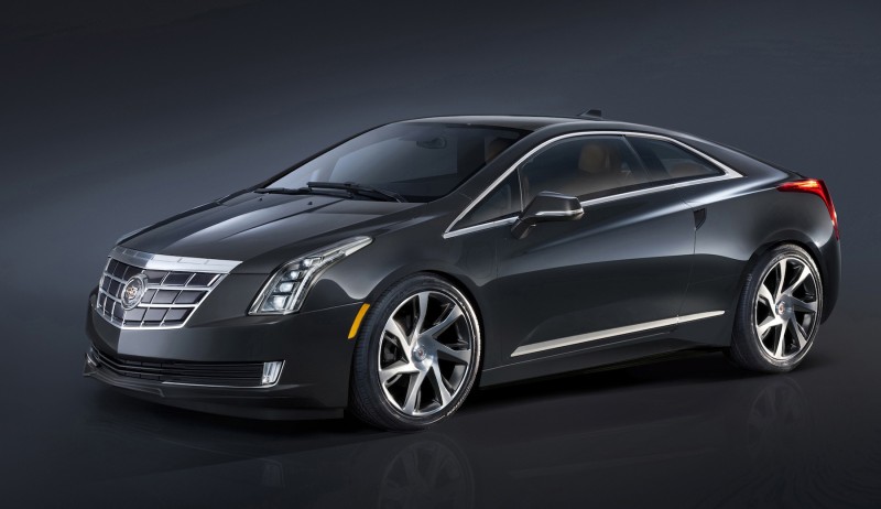 2014 Cadillac ELR Luxury Electric Arrives in January, Starts at $76,000, Front and Side