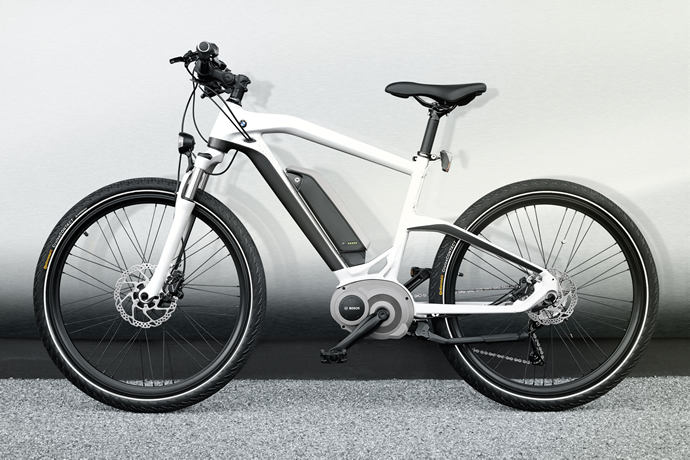 bmw bicycle white