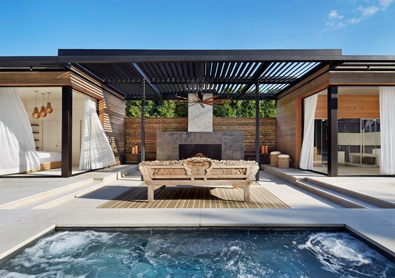 Contemporary Pool House Project in the Hamptons | American Luxury