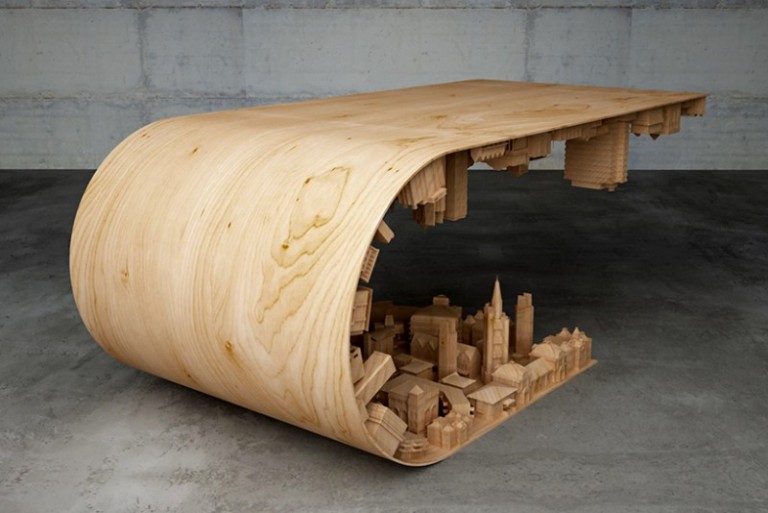 Coffee Table Inspired By ‘inception Movie American Luxury