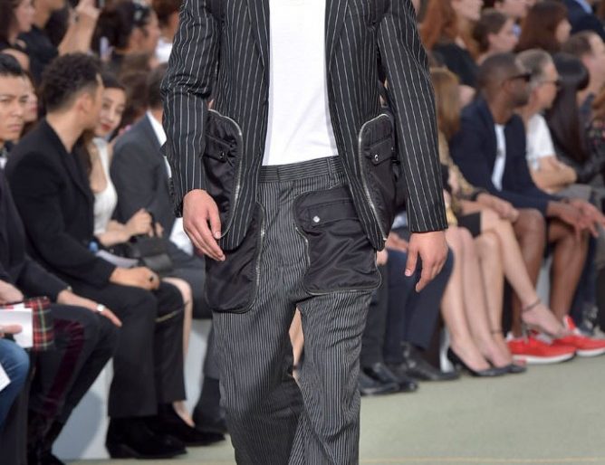 Pinstripes, Checkerboards and…Dollar Bills? Givenchy’s Spring Line Piles on the Patterns