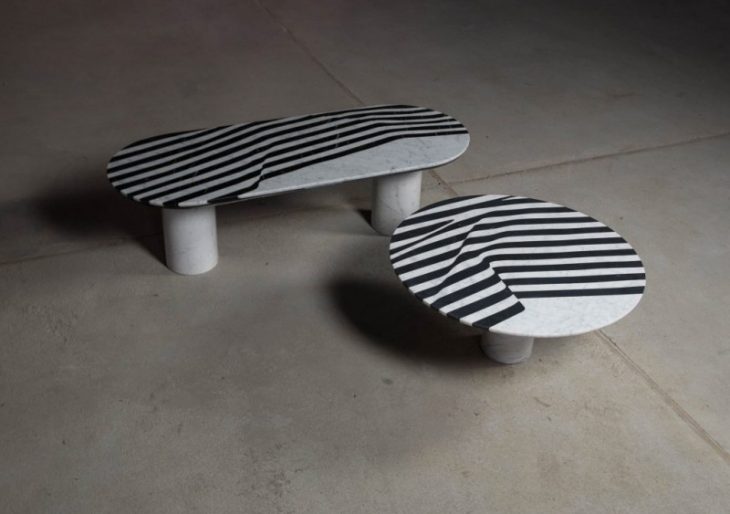 Matter of Stuff’s ‘Veiled’ Table Collection Treats Marble Like Cloth