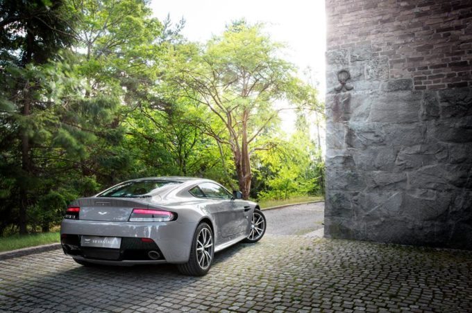 This Bespoke Aston Martin V8 Vantage Gets Its Inspiration from the Forests of Sweden