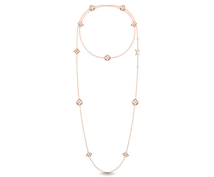 Color Blossom BB mother-of-pearl sautoir necklace  Louis vuitton jewelry,  Necklace, Van cleef and arpels jewelry