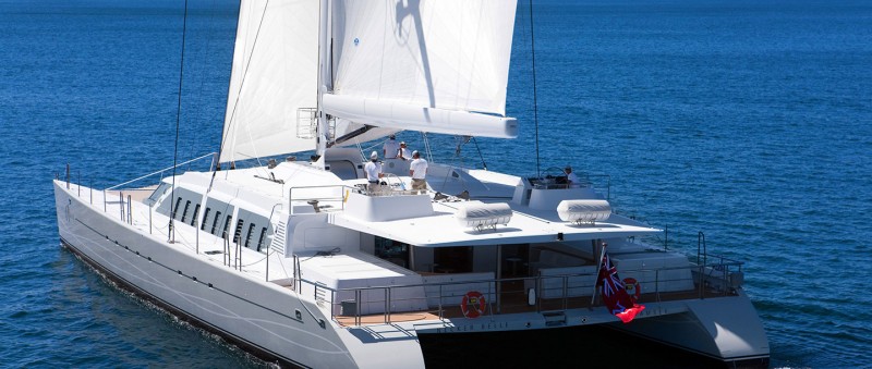 Fabulous 104-Foot Catamaran Necker Belle Available Now for 