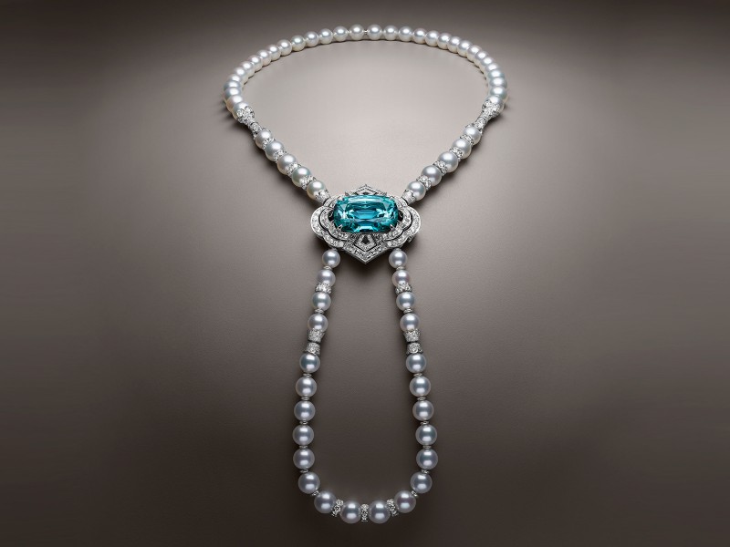 Spinel and Diamond Necklace by Louis Vuitton from the new Conquétes Regalia  collection