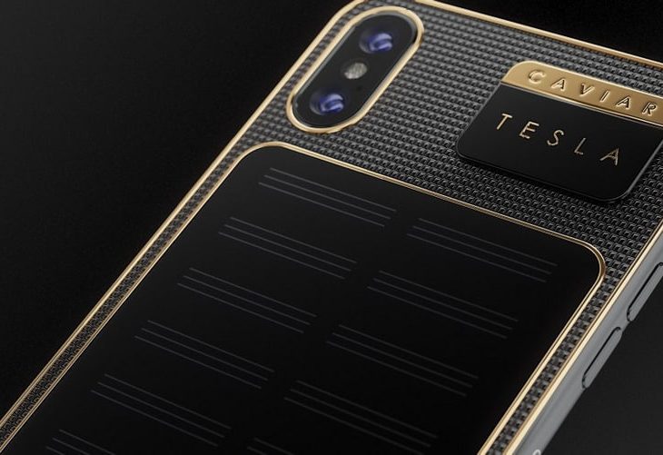 Russian Luxury Customization Firm Caviar Builds an iPhone X That Can Charge Itself