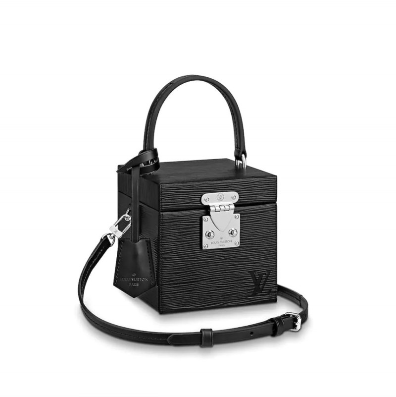Louis Vuitton Monogram Vernis Bleecker Box - Black Handle Bags