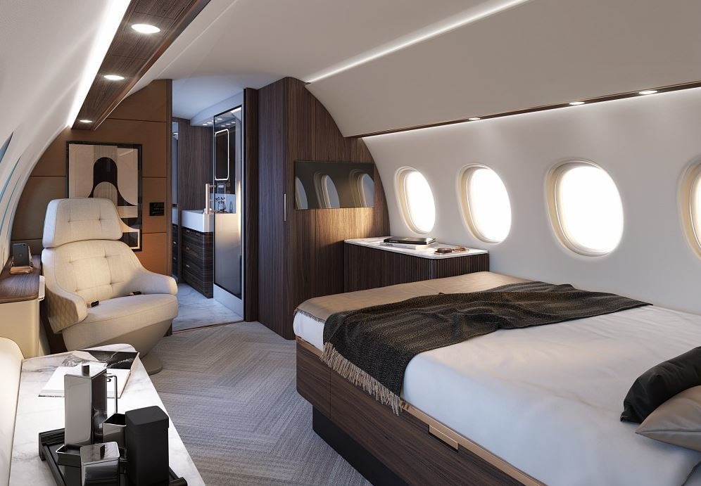 Dassault’s New Ultralong-Range Falcon 10X Features Largest Cabin in ...