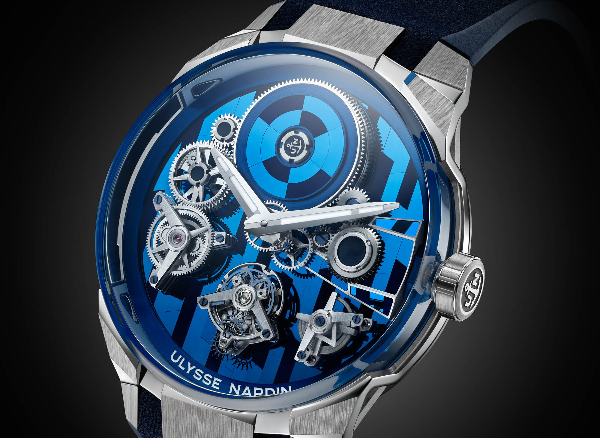 Ulysse Nardin Crafts Kinetic Sculpture Above Shimmering Silicon