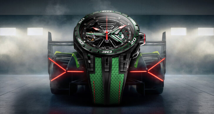 Roger Dubuis Revs Up Lamborghini-Inspired Excalibur Spider Flyback Chronograph
