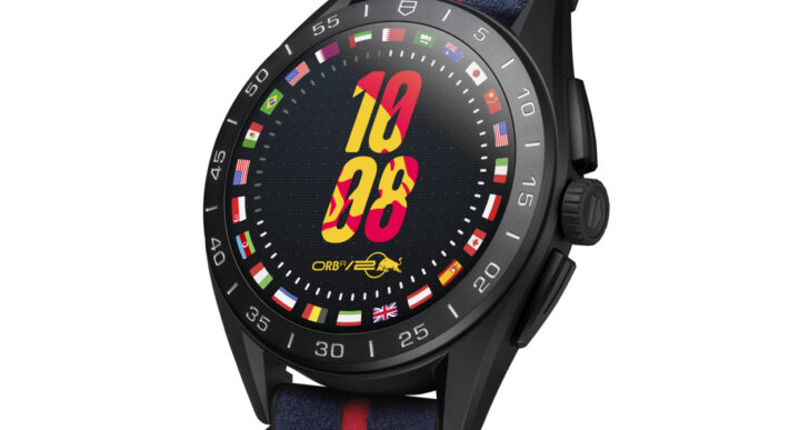 TAG Heuer Serves Up ‘Connected Calibre E4 45MM x Oracle Red Bull Racing Edition’